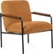 Jara Lounge stoel - geel - 68.5x72.5x82 cm