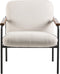 Jara Lounge stoel - wit - 68.5x72.5x82 cm