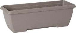 Jardiniere - GARDEN ID Teramo - Taupe 60 cm - Duurzaamheid - Geïntegreerde waterreserve - Gerecycled & 100% recyclebaar - Volume voor planten