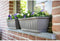 Jardiniere - GARDEN ID Terraflor - Antraciet 60cm - Duurzaamheid - Waterreserve - Gerecycled en 100% recycleerbaar - Volume voor planten.