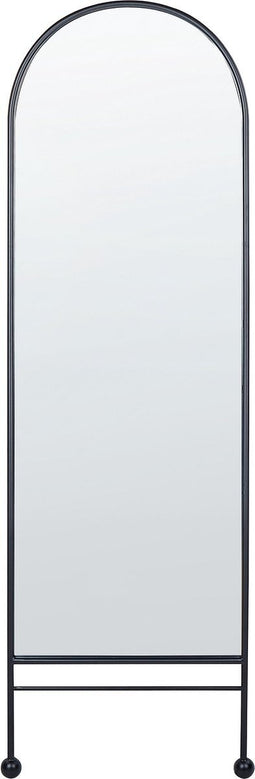 JARNAGES - Wandspiegel - Zwart - 45 x 145 cm - Ijzer