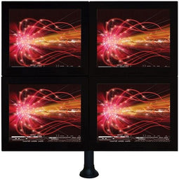 Neomounts FPMA-D700D4 - Bureaumount - 4x Monitorarm - Verstelbaar - Max 30" (4x)