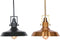Plafondlamp DKD Home Decor Zwart Gouden Metaal (30,5 x 30,5 x 25.4 cm) (2 Stuks)