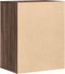 vidaXL - Ladekast - 60x41x76 - cm - bewerkt - hout - bruin - eikenkleurig