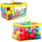 Summertime - Ballenbak Ballen - 100 stuks 6 cm in Bewaartas - Blauw (100 stuks)