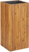 vidaXL - Plantenbak - verhoogd - met - 3 - potten - massief - acaciahout