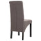 vidaXL - Eetkamerstoelen - draaibaar - 2 - st - stof - taupe