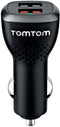 TomTom Snelle dubbele oplader - Oplader - Laadt 2 apparaten tegelijk op - Zwart