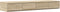 vidaXL - Lade - voor - Bedden - in - Sonoma - Eikenhout - 120x36,5x16,5 - cm - Bewerkt - Hout