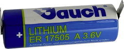 Jauch Quartz ER17505J-T Speciale batterij A U-soldeerlip Lithium 3.6 V 3600 mAh 1 stuk(s)
