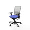 Piqueras y Crespo 3D036G0 - Bureaustoel - Verstelbare hoogte met armleuning - Licht Blauw