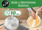 Just Perfecto 14 Delige Pannenset - Kookset met marmeren coating - Beige (14 delen)