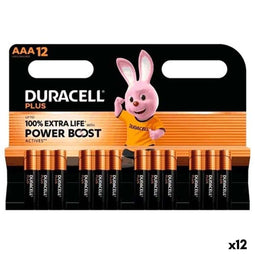 DURACELL PLUS POWER BOOST - Batterijen AAA 1,5 V - 12 stuks (12 Onderdelen)