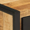 vidaXL - Nachtkastje - 35x34x45 - cm - massief - ruw - mangohout