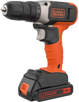 Black+Decker BCD001C1-QW - Accuboormachine 18V - 1 accu - 25mm hout - 10mm metaal