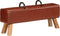 vidaXL - Gymbok - 110 - cm - echt - leer - bruin
