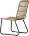 vidaXL - Tuinstoelen - 2 - stuks - poly - rattan - eikenkleurig