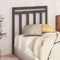 vidaXL - Hoofdbord - 106x4x100 - cm - massief - grenenhout - grijs