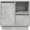vidaXL - Nachtkastje - met - LED - in - Betonnen - Grijs - 50x34,5x50 - cm