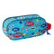 Pennenetui met 2 vakken The Paw Patrol Blauw 21 x 8 x 6 cm 3D