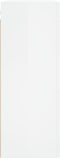 vidaXL - Wandkast - 69,5x34x90 - cm - bewerkt - hout - hoogglans - wit