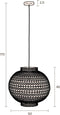 Dutchbone Ming Hanglamp Rond 45 cm - Wit