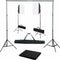 vidaXL - Fotostudioset - met - softboxlampen - en - achtergrond