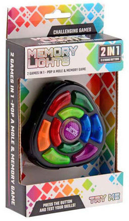 Johntoy 24611 - Geheugenspel 2 in 1 - Interactief Lichtspel met geluid - Geschikt vanaf 3 jaar