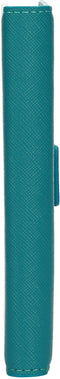 Mobiparts iPhone 12 Mini - Wallet Case - Saffiano motief - Turquoise
