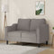 vidaXL - Tweezitsbank - 140 - cm - stof - taupe
