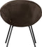 WOOOD Moly Fauteuil - Velvet - Dark Night - 74x75x76