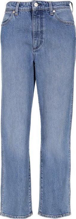 Wrangler THE RETRO - Mom fit Dames Jeans - Maat W25 X L32 - Stone wash