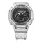 Casio GA-2100SKE-7AER G-Shock horloge transparant zwarte wijzerplaat