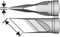 JBC Tools C210018 Soldeerpunt Speciale vorm, mesvormig Grootte soldeerpunt 0.3 mm Inhoud: 1 stuk(s)