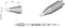 JBC Tools C245406 Soldeerpunt Beitelvorm, Recht Grootte soldeerpunt 0.7 mm Lengte soldeerpunt: 10 mm Inhoud: 1 stuk(s)