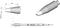 JBC Tools C245407 Soldeerpunt Beitelvorm, recht Grootte soldeerpunt 1.0 mm Lengte soldeerpunt: 10 mm Inhoud: 1 stuk(s)