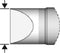 JBC Tools C470006 Soldeerpunt Beitelvorm, Recht Grootte soldeerpunt 2.5 mm Inhoud: 1 stuk(s)