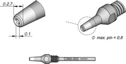 JBC Tools C560003 Desoldeerpunt Grootte soldeerpunt 2.7 mm Inhoud: 1 stuk(s)