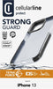 Cellular Line Tetra Force Strong Guard - Soft Case - Schokbestendig - Transparant