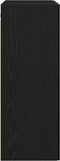 vidaXL - Wandkast - Zwart - Eiken - 69,5x34x90 - cm - Bewerkt - Hout