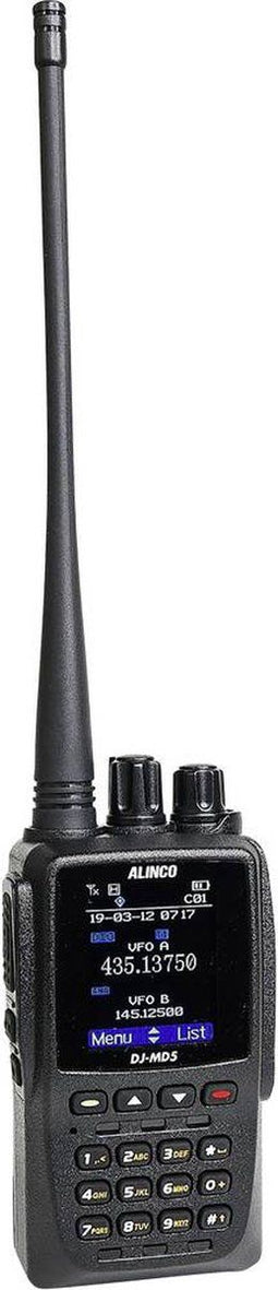Alinco 1226 DJ-MD-5-GPS DMR VHF/UHF Portofoon voor zendamateurs