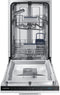 Samsung DW50R4060BB - Vaatwasser - Volledig geïntegreerd - Energieklasse E - Waterverbruik 9,9L per cyclus - Energiekosten €24,50 per 100 cycli - Programma's Automatisch Intensief Snel