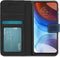 imoshion Hoesje Geschikt voor Motorola Moto E7i Power Hoesje Met Pasjeshouder - imoshion Luxe Bookcase - Donkerblauw
