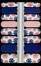 LAUED Nagelstickers - Nail Wraps - 16 Extreem Dunne Nagellak Stickers - Manicure Nail Art Folie - Blue Moments