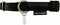 Zolux Mac Leather - Halsband - Zacht kunstleer met motief - Zwart 20mm x 35-50 cm