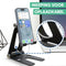 Serve Telefoon Standaard XL - Aluminium Houder voor Mobiel & Tablet - Telefoonhouder Bureau -