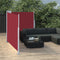 vidaXL - Windscherm - uittrekbaar - 117x600 - cm - rood
