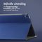 Accezz Classic Tablet Case - Hoes - Auto slaap/waak functie en meerdere kijkhoeken - Zwart