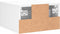 vidaXL - Nachtkastje - wandgemonteerd - 35x35x20 - cm - wit