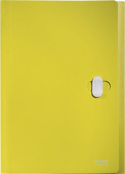 Leitz Recycle Projectmap A4 - met 5 Vakken - 80% Gerecycled Post-consumer Plastic - Geel